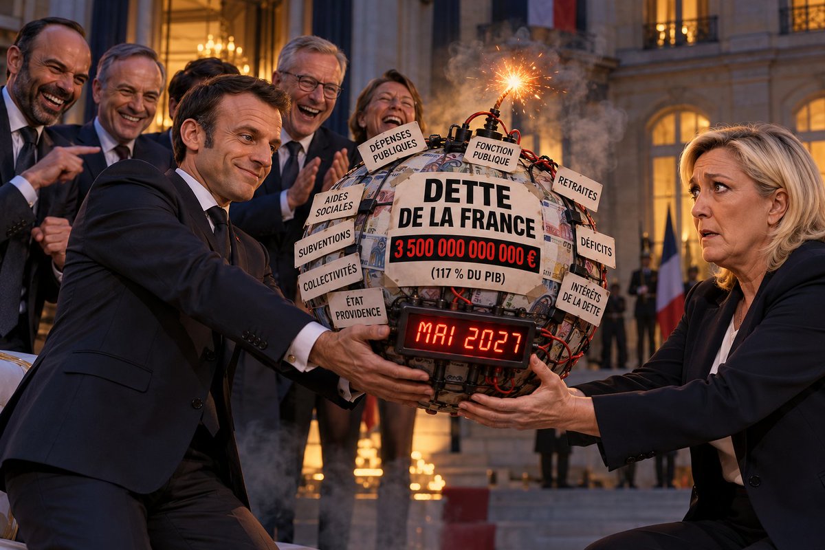 brivael's tweet photo. 🚨 Message au RN, avec bienveillance : vous êtes en train de vous faire piéger. 🚨

Je ne sais pas si les gens mesurent ce qui se passe en ce moment. L'écart de taux entre la France et l'Allemagne vient de dépasser 120 points de base. Du jamais vu depuis la crise de l'euro. Les marchés sont en train de lâcher l'État français, doucement, sans bruit.

Et pendant ce temps, la Macronie prépare tranquillement sa sortie.

Regardez bien le scénario. Elle a passé dix ans à empiler la dette. Elle sait que l'addition arrive. Et elle sait qui sera au pouvoir quand elle tombera : vous.

On est en train de vous mettre une bombe dans les mains. Le jour où elle explosera (taux qui s'envolent, budget impossible, créanciers qui dictent leurs conditions), ce ne sera plus la faute de ceux qui l'ont fabriquée. Ce sera la vôtre. "Vous voyez, on vous avait prévenus, le RN au pouvoir, c'est le chaos."

Elon l'a dit : vous êtes le dernier espoir de la France. Je le pense aussi. C'est pour ça que je vous le dis franchement, sans hostilité : si vous arrivez avec le discours actuel, l'État qui protège, l'État qui garantit, l'État qui rassure, vous tomberez avec le pays. Et le dernier espoir aura échoué.

Je sais que beaucoup chez vous l'ont compris. Vous savez que la solution, c'est le libéralisme. Mais vous n'osez pas le dire, de peur d'effrayer les Français attachés à leur modèle social.

Sauf que ce modèle a été financé à crédit. La France, c'est un surendetté qui a signé 50 crédits Cofidis à 20 % pour payer ses courses. Ça tient tant que la banque prête. Et la banque est en train d'arrêter.

Il est encore temps de réagir.

Basculez maintenant sur une ligne clairement libérale. La ligne Lisnard, la ligne Sarah Knafo. Attaquez l'étatisme de front. Dites la vérité aux Français : libre entreprise, dérégulation, baisse massive des impôts, tout remettre à plat. Ce sera dur, il y aura des larmes, mais ce sera un cap choisi plutôt qu'une faillite subie.

Si vous préparez le terrain aujourd'hui, le jour du choc, vous serez ceux qui avaient dit la vérité. Si vous ne le faites pas, vous porterez le chapeau d'une faillite que vous n'avez même pas organisée.

Ne laissez pas la Macronie vous transformer en fusible. Le moment est historique. Soyez à sa hauteur.