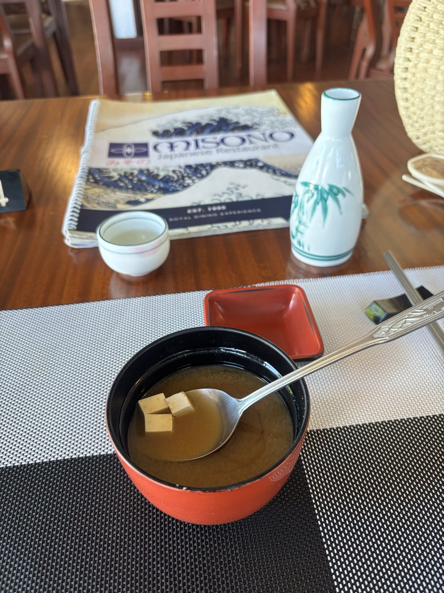 NellyNdenya's tweet photo. I said I’ll have sushi, meso soup and sake in Japan. https://t.co/BSlYIfpcYD