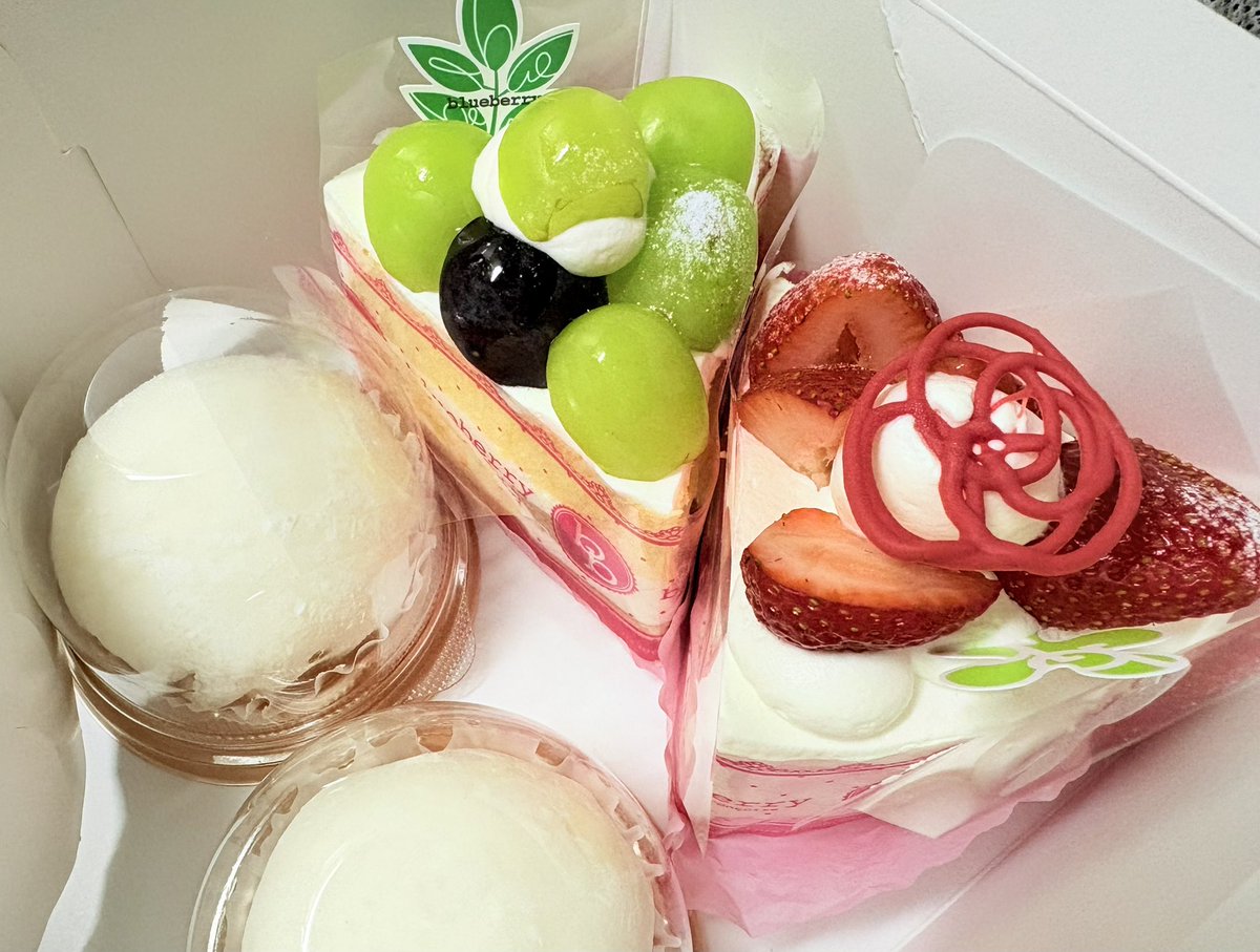 ZundaPon211015's tweet photo. 💉マンジャロ173週目(7.5mg)✅

夫の誕生日に便乗して🍰食べた🥳✨
左は芋プリン大福🍠 https://t.co/EyVC6YZ9gw