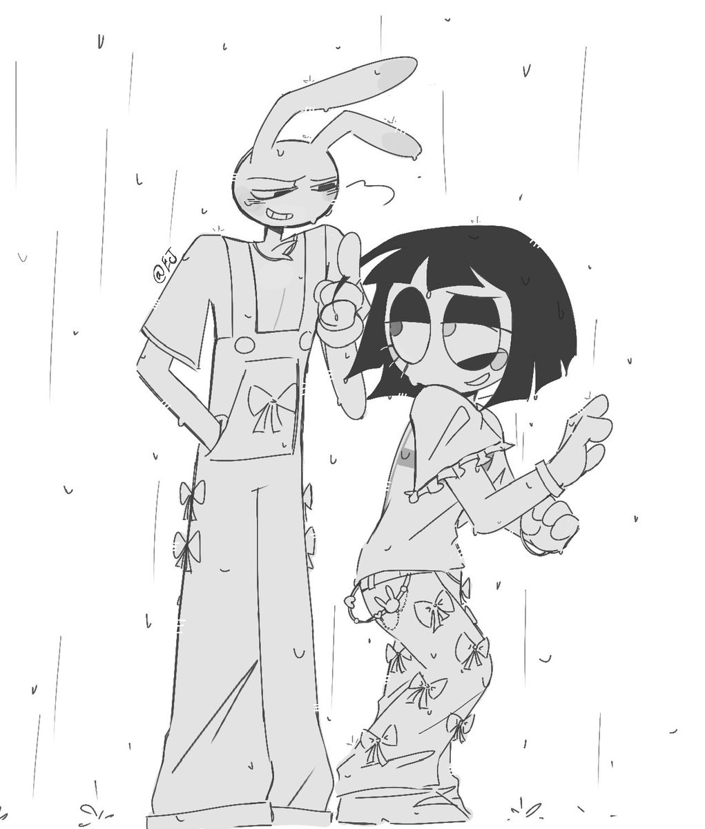 jaxxipuff's tweet photo. 🌧️ #funnybunny https://t.co/SQsQzD6wF0