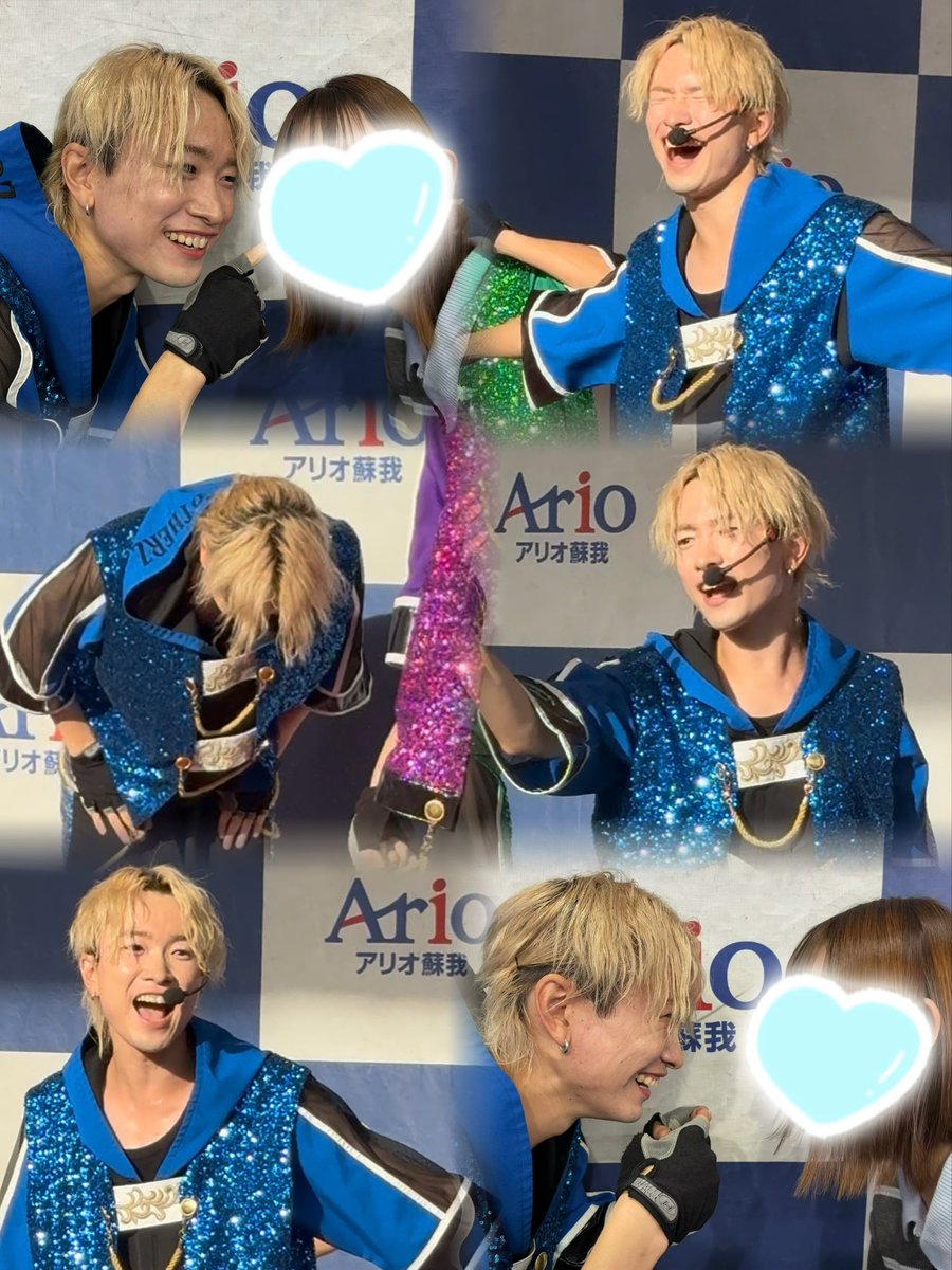 315chan_r's tweet photo. アリオ蘇我🌟
10月スタート🎃👻大好きなわいそ始まりで最高🥳✨ハーフアップの隆太くんっていつも以上にチャラいけどかっこよくてずるい😗前回の反省を生かしてピンもついてた😁✨
西陽が眩しい中でも全力パフォーマンス届けてくれてありがとう☺️💞 https://t.co/hAvT4YnrXp