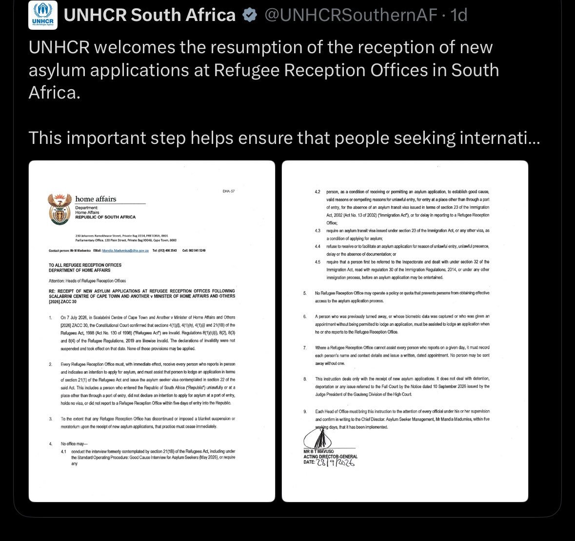 Umalumewabantu's tweet photo. In case you were wondering why the UN is meddling in South African immigration affairs, here is confirmation that the UN actually participates in causing chaos &amp; conflict in Africa. 

Flooding the country with [illegal] immigrants is well planned. 

 https://t.co/xFNiaJKg0S https://t.co/ByyjFe5xTg