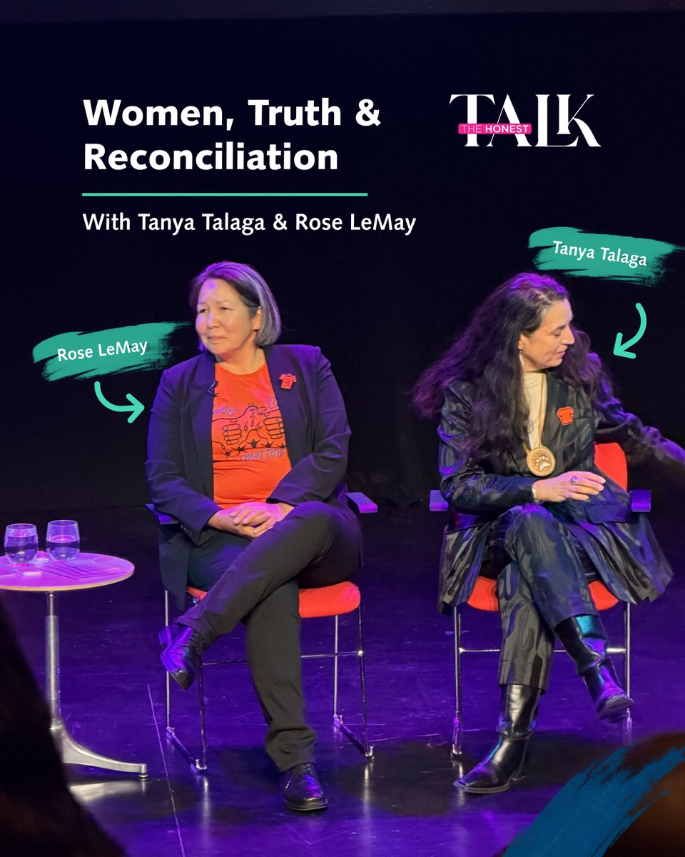 GlobalPluralism's tweet photo. On September 30, we had the privilege of listening to two incredible women: Rose LeMay, Indigenous author, advocate and 2021 Global Pluralism Award recipient, and Tanya Talaga, award-winning Anishinaabe journalist and author.

Their conversation touched on some difficult but essential questions: What does reconciliation truly mean in practice? How do we confront ongoing denialism? And what would it take to build a future in which Indigenous children can thrive with the same opportunities as other children in Canada?

When asked about the most significant positive change for Indigenous peoples, Tanya pointed to education: changing curricula and teaching history as it happened. She also called on all of us to stand up against residential school denialism and to envision a future that is inclusive and bright for all children in Canada.

Rose emphasized the need for significant systemic change, reminding us that “the more you know about history, the more urgent reconciliation becomes.”

She challenged us to turn that understanding into action: learn about the people we vote for, understand their policies and plans concerning Indigenous peoples, vote, and learn how to intervene when we witness racism against Indigenous people.

We are grateful to Rose and Tanya for their honesty, wisdom and hope, and to @_TheHonestTalk for hosting and facilitating this important conversation.

#ReconciliACTION #IndigenousVoices #TruthAndReconciliation #IndigenousPeoples