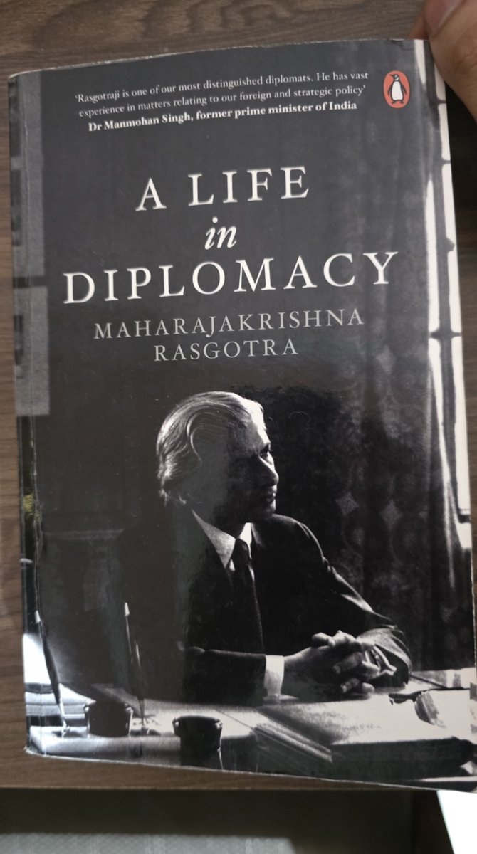 Sonofmufasaa's tweet photo. This book is written by a former Indian Foreign Service (IFS) officer of the 1949 batch, who served as Foreign Secretary to the Government of India from 1982 to 1985. Remarkably, the author wrote this book at the age of 92, bringing to it the perspective of a long https://t.co/GP5WZUFHml