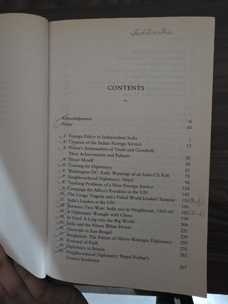 Sonofmufasaa's tweet photo. This book is written by a former Indian Foreign Service (IFS) officer of the 1949 batch, who served as Foreign Secretary to the Government of India from 1982 to 1985. Remarkably, the author wrote this book at the age of 92, bringing to it the perspective of a long https://t.co/GP5WZUFHml