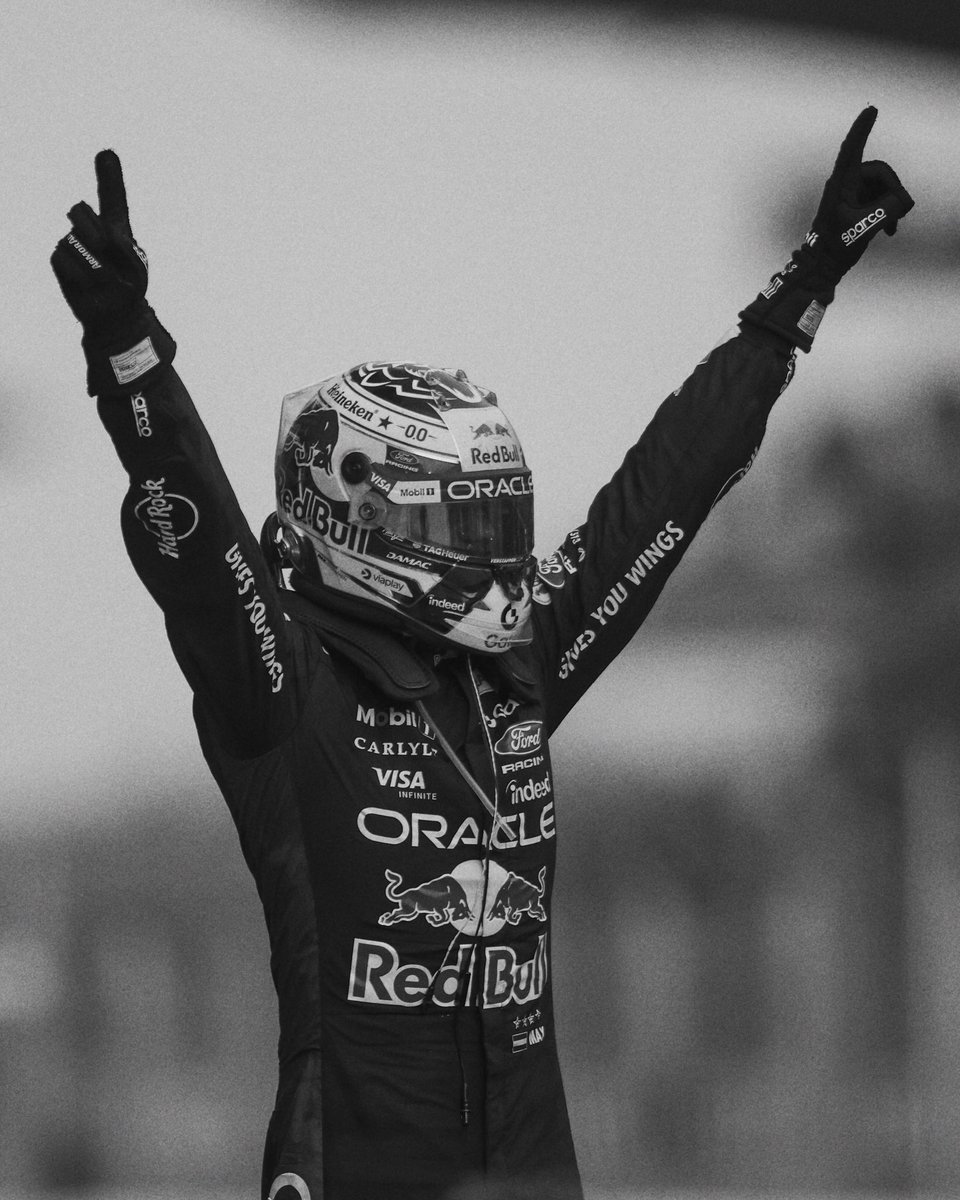 verstacpen's tweet photo. P1! Really proud of this one. It was a hectic race, but we kept it together and got the job done. Huge effort from everyone in the team! https://t.co/zsaSGOT9KF