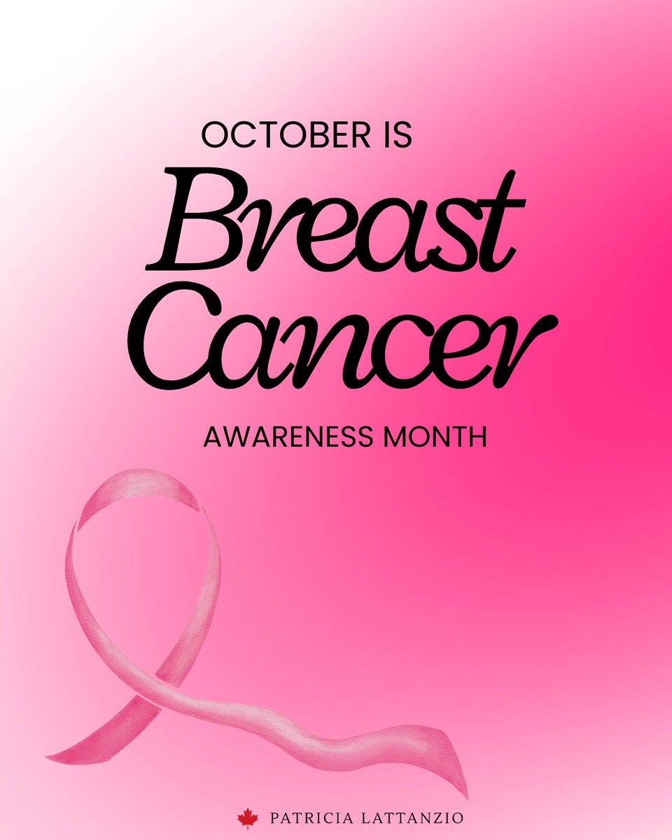 PatriciaLattan3's tweet photo. October is #BreastCancerAwarenessMonth
This month, we raise awareness, support those affected by breast cancer, and recognize the importance of early detection &amp; access to care.🎗️

Continuons à soutenir la recherche &amp; à rappeler aux personnes touchées qu’elles ne sont pas seules. https://t.co/1b6oykp3Mo