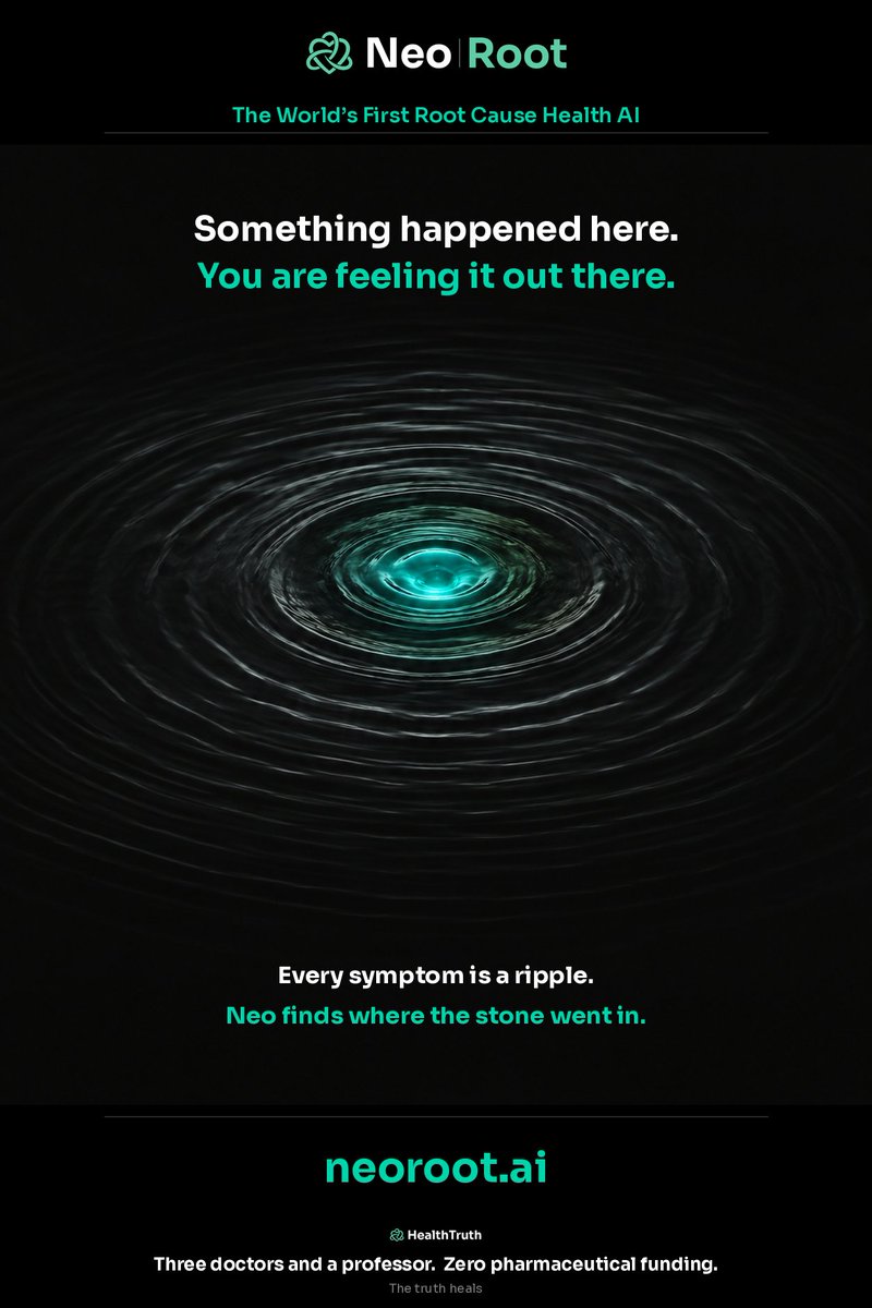 neorootai's tweet photo. You feel it in one place. It often starts somewhere else. A symptom can be a ripple from one stone.

https://t.co/Rnm4wxFkHi https://t.co/cZtVwr22kq