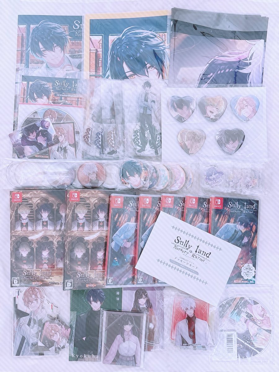 marin_go_'s tweet photo. 𝗦𝘂𝗹𝗹𝘆𝗹𝗮𝗻𝗱 𝗡𝘂𝗿𝘀𝗲𝗿𝘆 𝗥𝗵𝘆𝗺𝗲
発売おめでとうございます🎉
やっと全部受け取りました🥹(遅い)

オトパで情報解禁されてからずっとずっと楽しみにしていました❤️‍🔥
プレイするの楽しみ〜 https://t.co/t5iAZnog45
