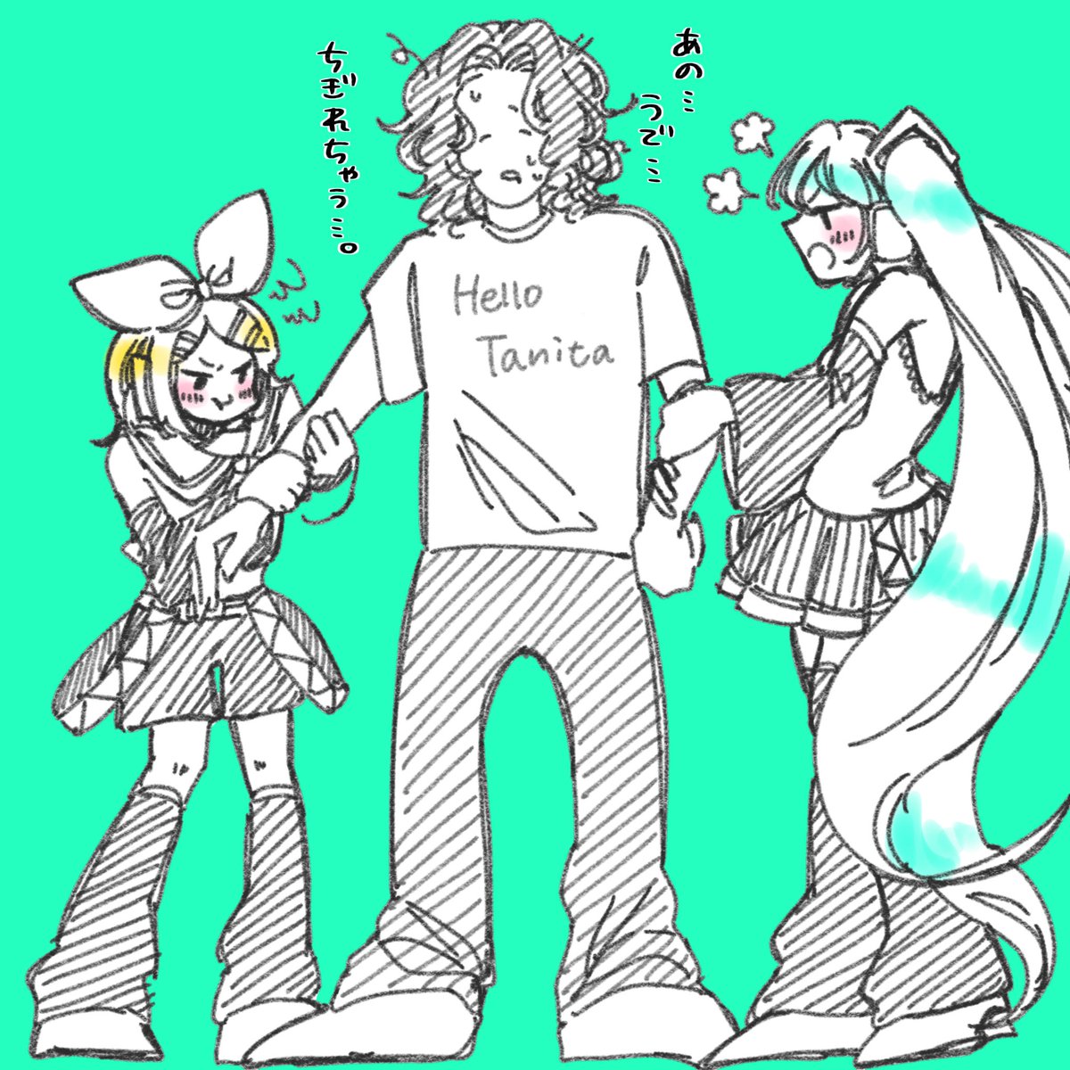 420_Nameless's tweet photo. エメラルド制作時、こん谷家でてんやわんやがあったかもしれない https://t.co/kmDSExBLND