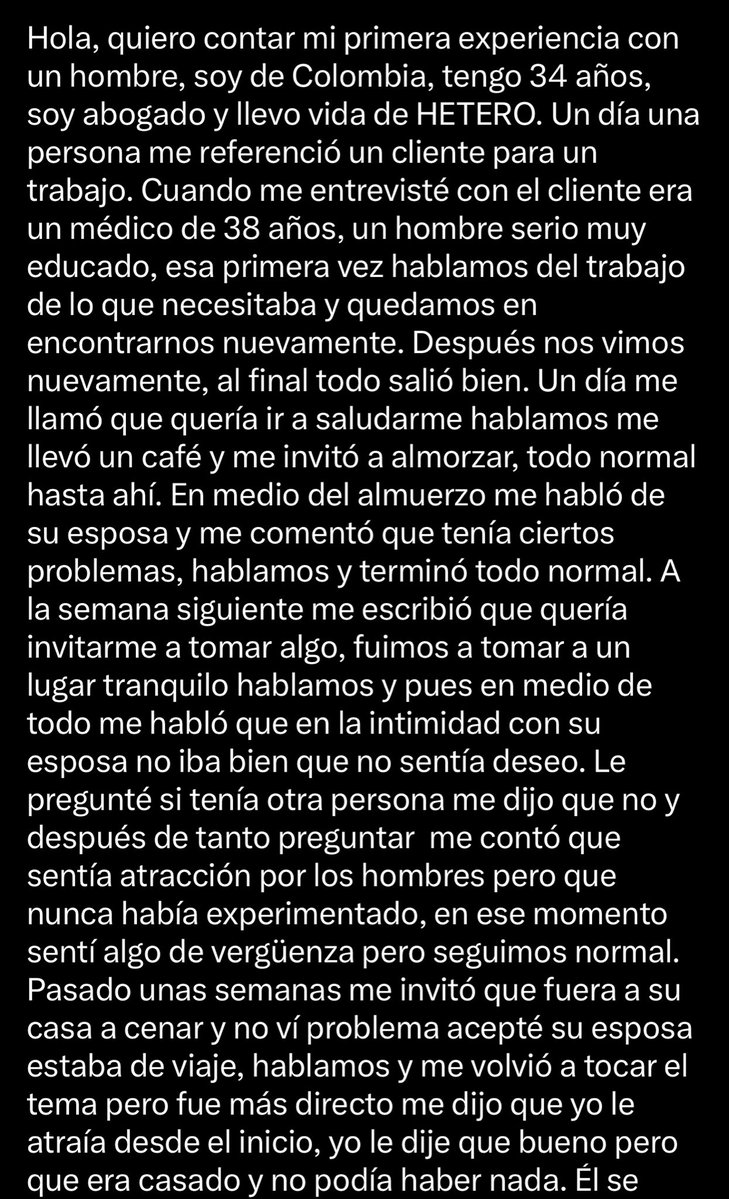 licramorbo's tweet photo. Atención 🚨 relato morboso de un médico y un hetero. https://t.co/zlMU9zgQ37
