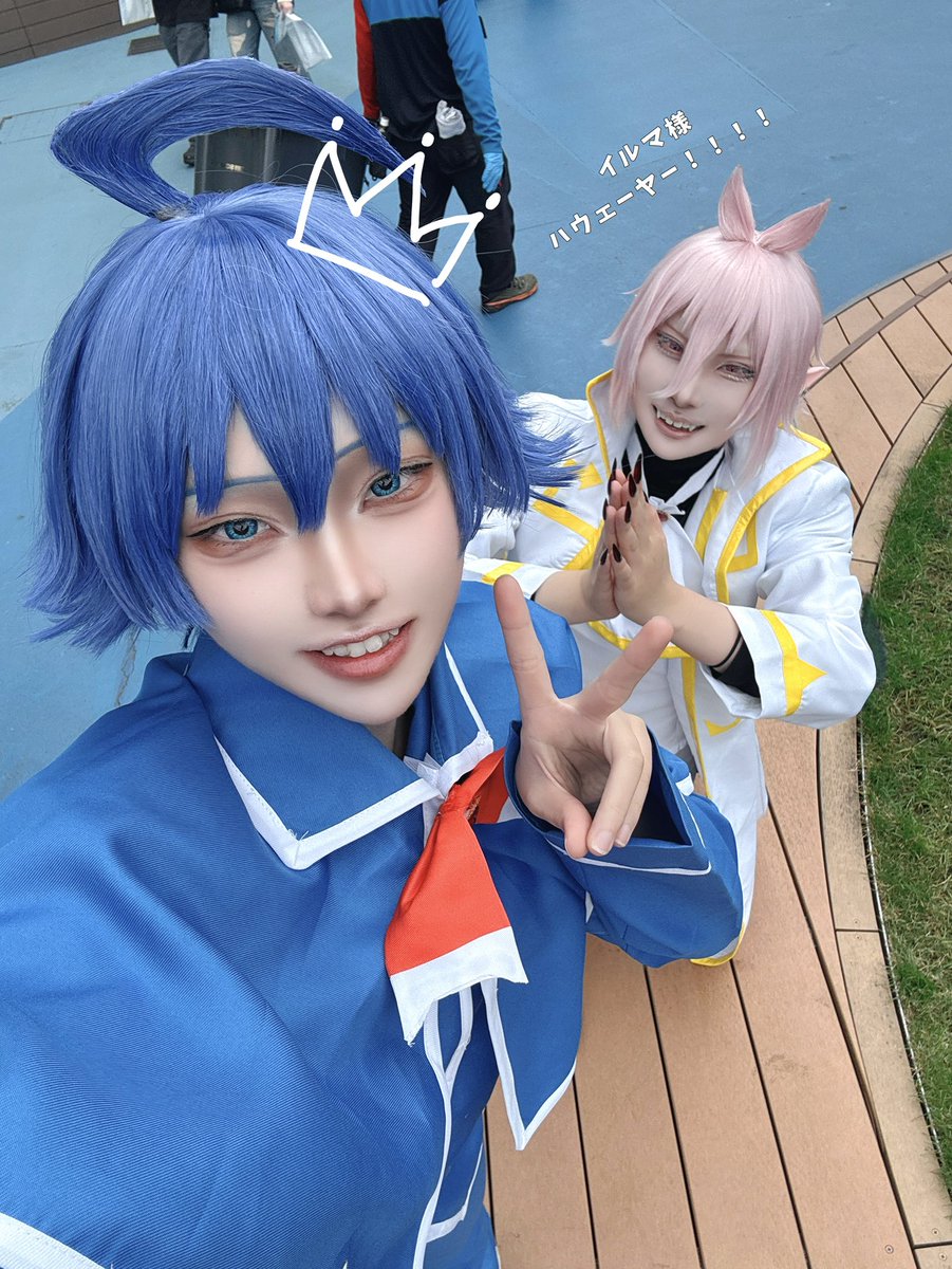 Runa__120's tweet photo. mirm │ cos │ irm . az
TDCお疲れ様でした〜！！！
バースデーボーイしてきましたヨ🫶🫶
通常も悪周期も出来てHappy🎶
沢山交流出来てとても楽しかったです🤟💞
ｲﾙﾏくんハウェーヤー🎂🎉💗

 #コスフェスTDC https://t.co/90Zt04SpeM