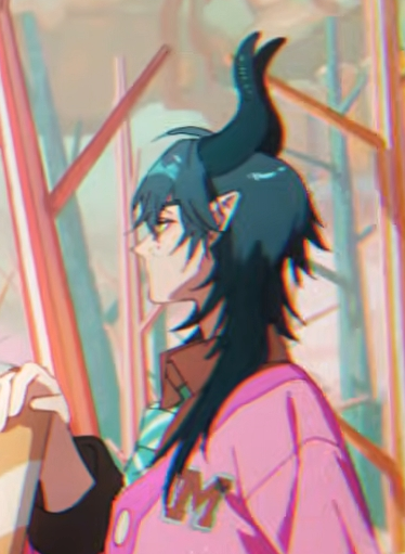 diasomniabard's tweet photo. They sort of messed up his horns here but it's still not as bad as when they decided to not give Malleus his fangs in that Grim groovy 😭 https://t.co/4X7J9CZtVw
