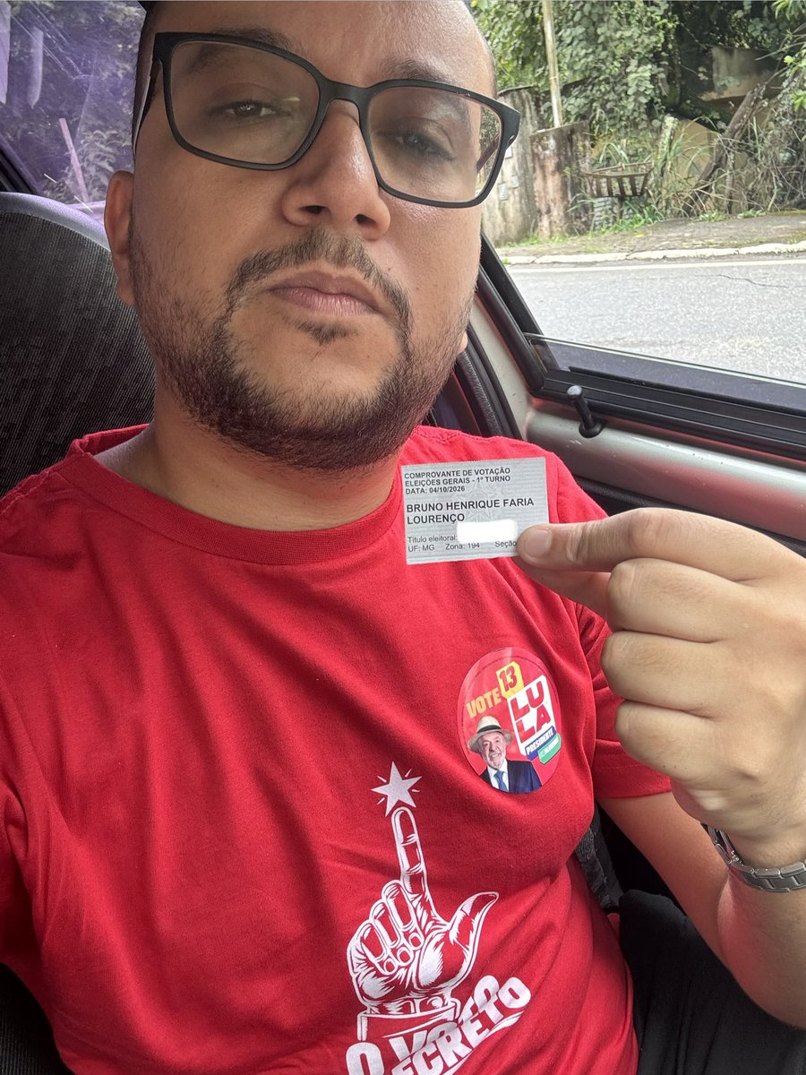 inrique's tweet photo. Cidadania exercida com sucesso!🗳️
Lohanna✅
Beatriz Cerqueira✅
Marília✅
Áurea✅
Patrus✅
Lula✅❤️ https://t.co/UPMQkKRKBn