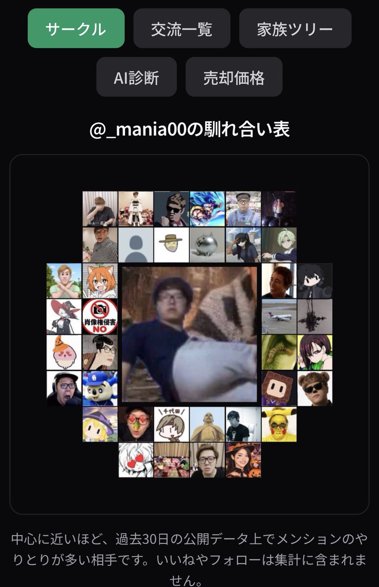 _mania00's tweet photo. 仲良い人まだ全然いないけどやってみた！ https://t.co/XmviIB6ywc