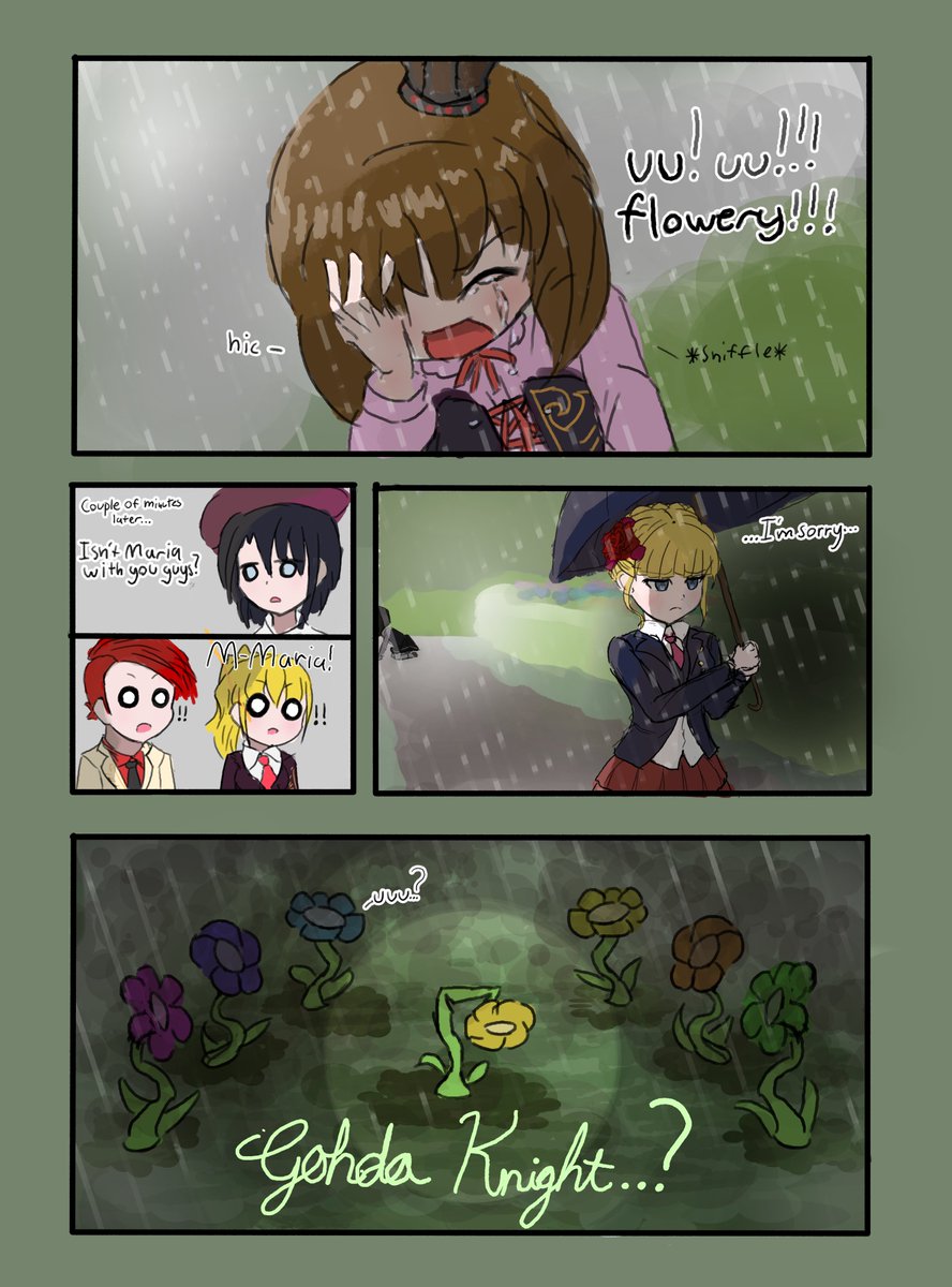 renawaffle's tweet photo. Day 3: The Rose Garden of Hopes and Dreams (this is a prototype for something much cooler)
#うみねこFA #Umitober #Umitober2026 #Deltarune https://t.co/Ncq37pFUE0