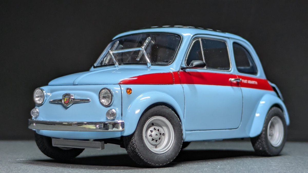 toroturbo's tweet photo. ABARTH 695SS完成しました😊コレでやっとFIAT3台製作完了です。
#ABARTH
#タミヤ https://t.co/heiaZYaA5L