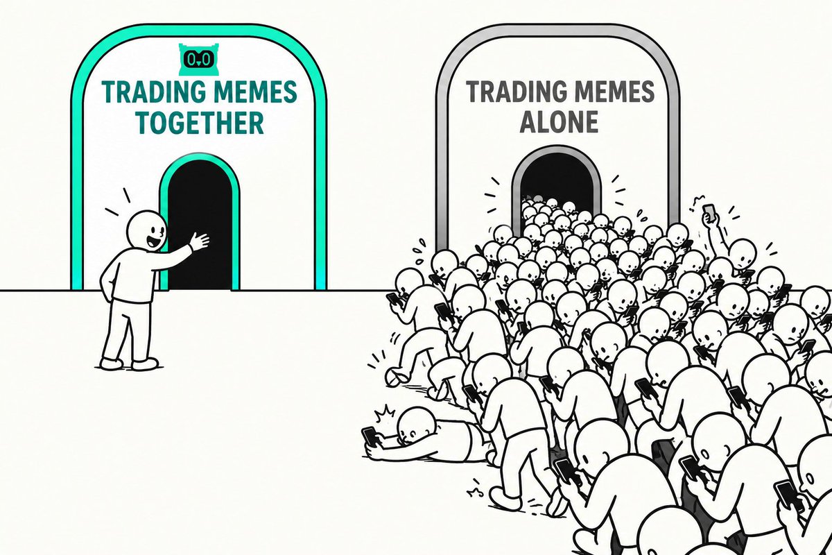 SmartXTerminal's tweet photo. Memecoins are the most social trade in crypto

So why does everyone trade them alone?

On SmartX, you'll see what people actually hold, not just what they post. https://t.co/uPFuyRjxbT