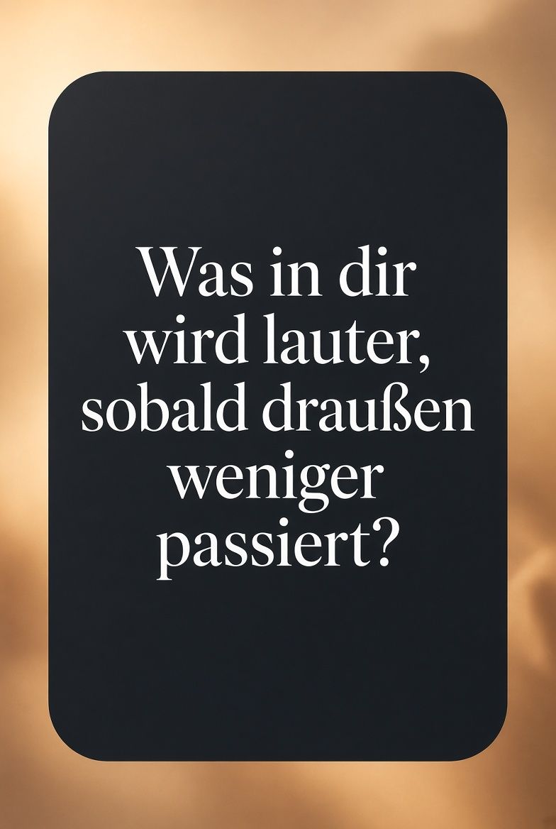 AlexBeierlieb's tweet photo. Was in dir wird lauter, sobald draußen weniger passiert? https://t.co/IK1HzwFdpn