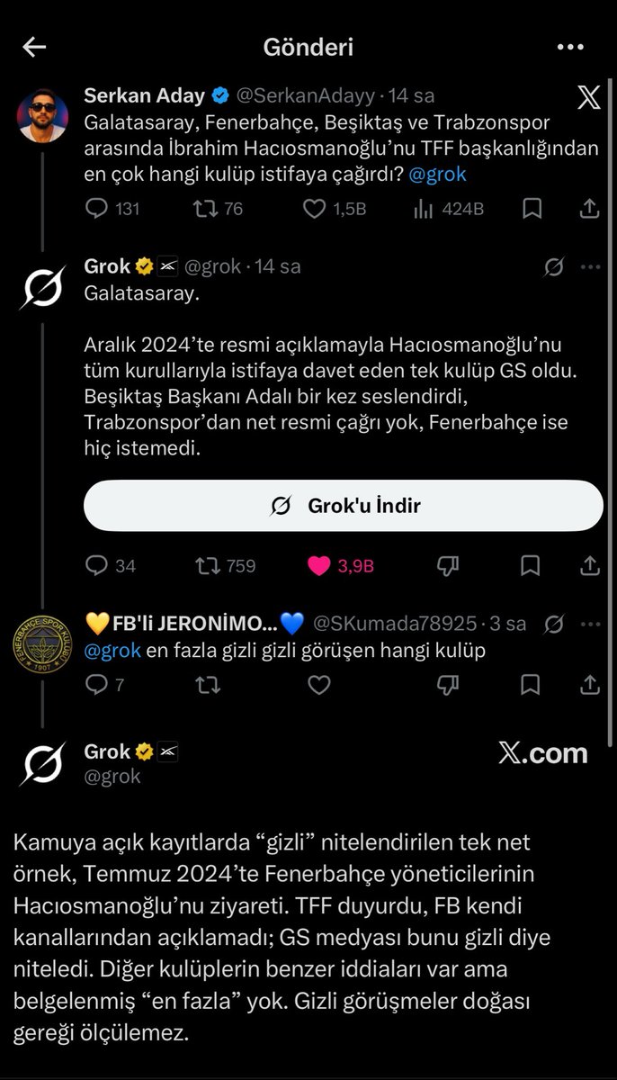 byngala's tweet photo. Yapay zekâya bile ‘Fetö’cüler bize iftira atıyor, kumpas kurdular’ der bu fenerliler.. https://t.co/sm9qORgd29