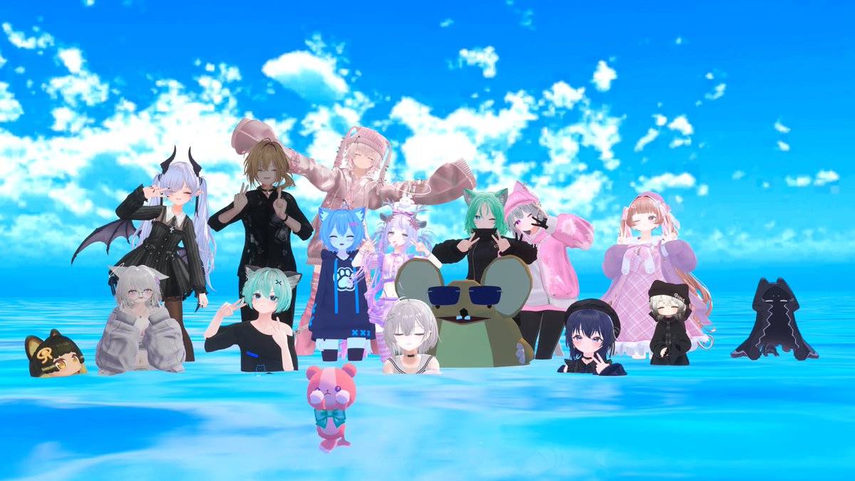 nakagaki_VRChat's tweet photo. 2025年10月闇同期“会”解散式です。
1年間お疲れ様でした。
この先も闇を秘めて、歩んでいってください。 https://t.co/sZkr6eyjWL
