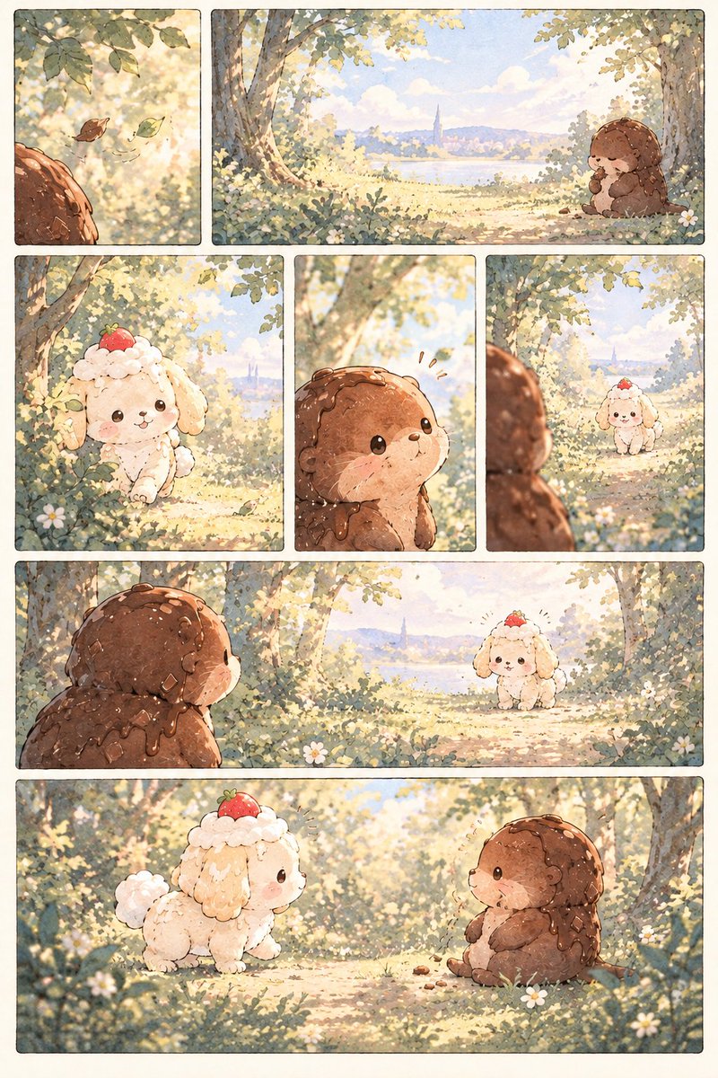 toketomo's tweet photo. 新たな出会い。
『うまれた、とけかけのともだち』
#うまれたとけかけのともだち
#とけとも
#創作漫画 #オリジナル漫画 https://t.co/YH5xcW6wYa