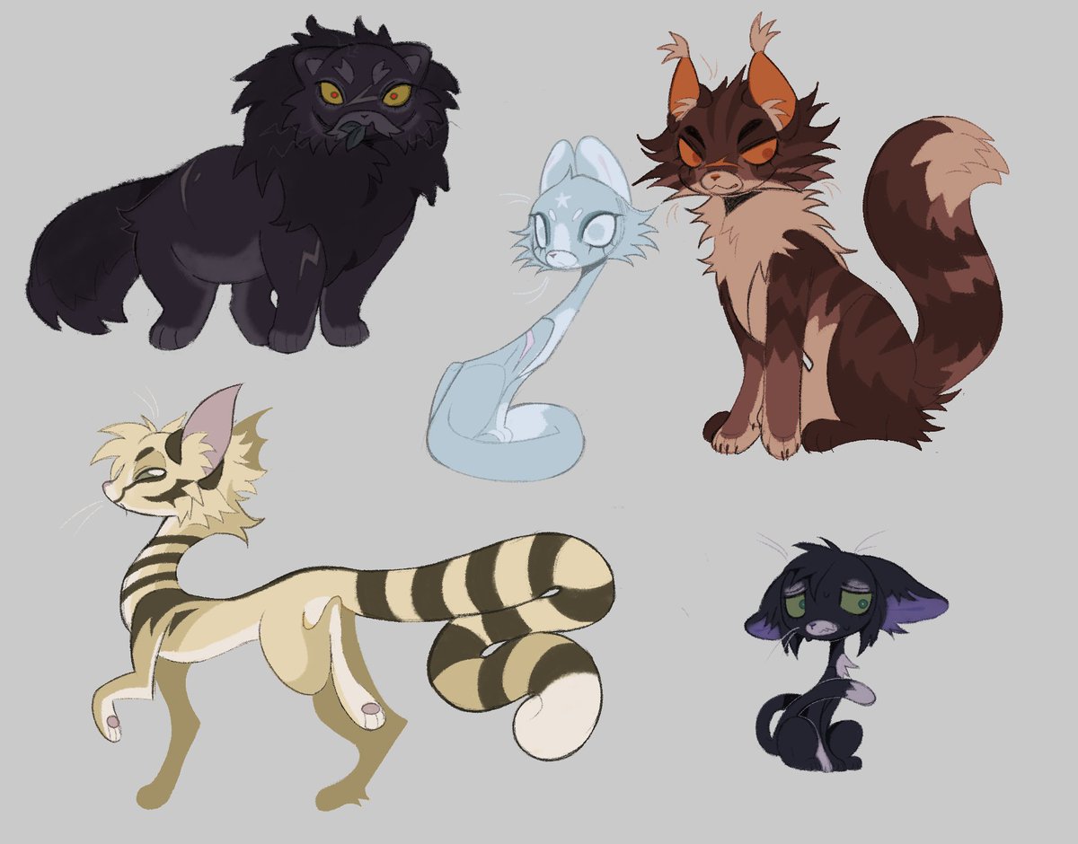 Lundamoon's tweet photo. How I imagine into the wild designs #art #warriorcats https://t.co/8Jn4HzUBMo