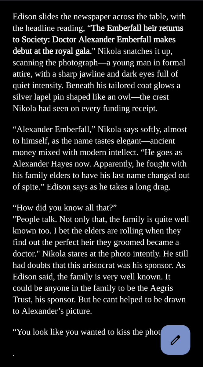 ChaemV59006's tweet photo. A glimpse of #NikoAlex that I've been working on titled Patron of Potential https://t.co/uLv5076bp7