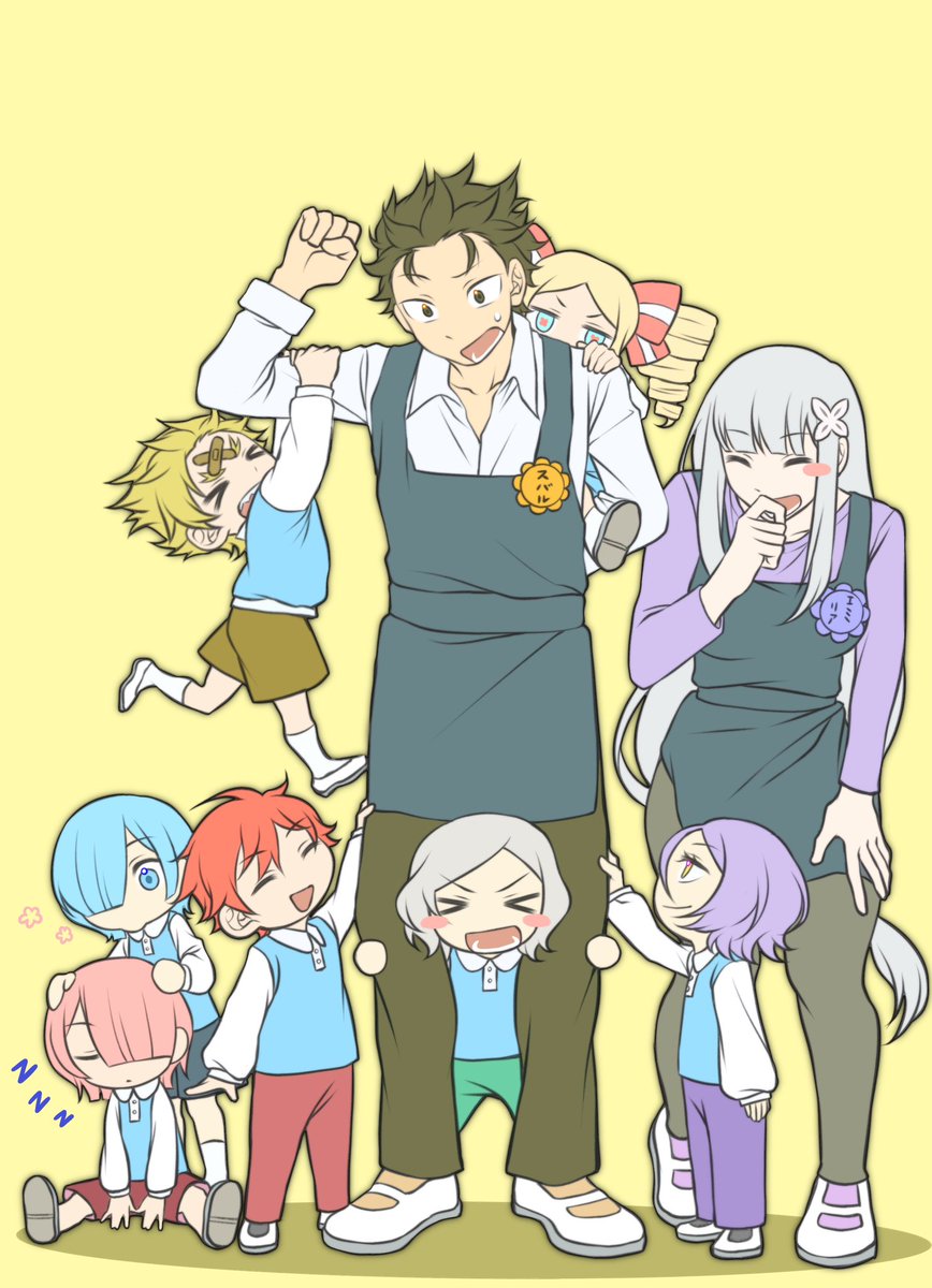 zou_chaxxxx's tweet photo. #rezero #リゼロ 
幼儿园受孩子欢迎的情侣教员 https://t.co/XIdPd8YdWy