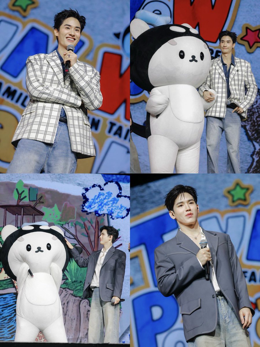 GMMTV's tweet photo. 桑桑。。今天你真的表現得超級棒，寶貝。這次來台北和粉絲們見面，對我們全家來說，真的是一段非常特別、非常珍貴的時光。一起玩遊戲、唱歌，還一起吃了好多好吃的點心。謝謝每一位奶奶、外婆今天來陪我們，一起度過這麼開心的時光。
愛大家喔！

น้องซัง…วันนี้หนูเก่งสุดๆ เลยครับลูก มาเจอแฟนคลับที่ไทเปครั้งนี้ถือเป็นช่วงเวลาสุดพิเศษของครอบครัวเราเลยครับ ได้เล่นเกมด้วยกัน ร้องเพลง กินขนมอร่อยๆ ขอบคุณอุนย่าอุนยายทุกคนที่มามีความสุขด้วยกันในวันนี้นะครับ รักทุกคนนะครับ 

#TayNewPolcasanFamilyTripinTaipei
#GMMTV
@Tawan_V @new_thitipoom @polcasan_GMMTV