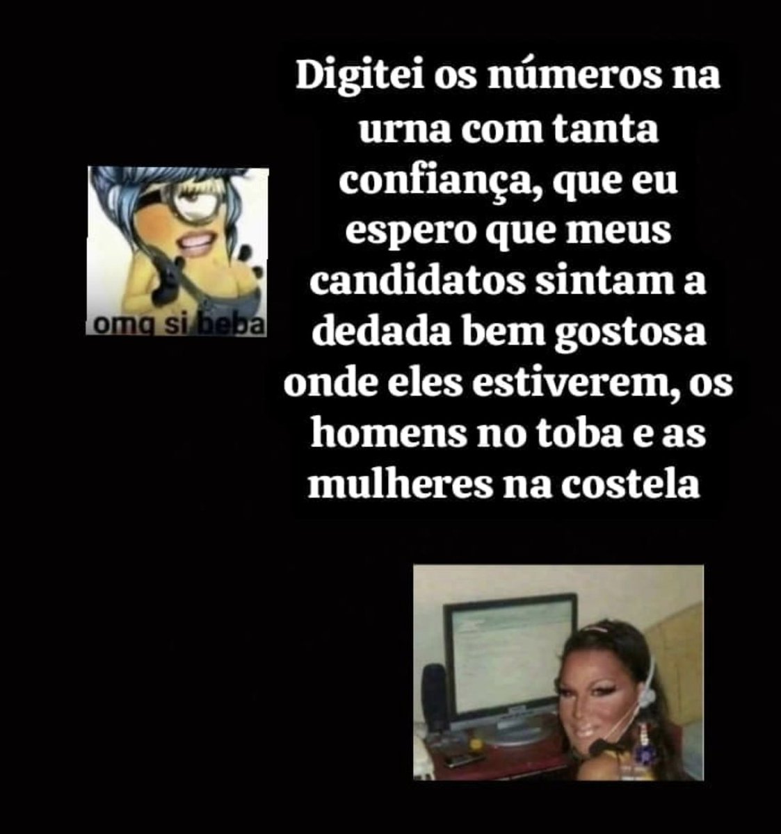 VihEditing's tweet photo. Bom dia a todos aqui eu já votei, vote consciente galera, vote por todos. https://t.co/Hc93xUBSv3