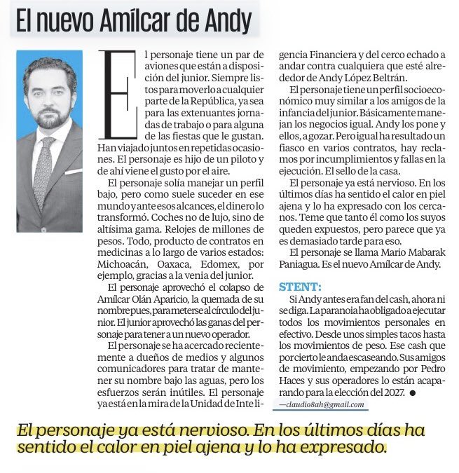 aracelibs's tweet photo. @ClaudioOchoaH @El_Universal_Mx Muy nerviosos, muy nerviosos, pero no dejan de abusar del poder para enriquecerse. https://t.co/9GWQpdc9LV