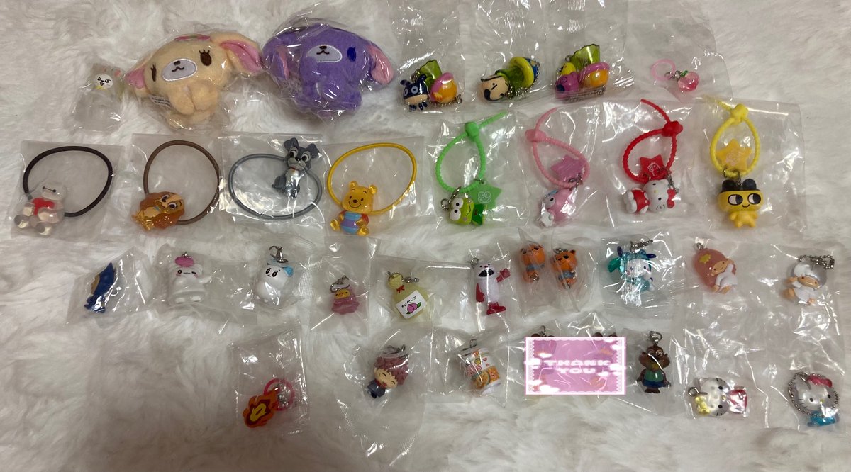 pappy19990831's tweet photo. 【交換・譲渡】めじるしアクセサリー ガチャガチャ モンチッチ マイクラ おじゃる丸 ガスパール しまじろう トイストーリー たまごっち アンパンマン ナルト サンリオ 

【譲】画像1〜2枚目
【求】画像3〜12枚目＞＞異種めじるし、買取

郵送希望です。
比率交換も検討させて頂きます。⬇️ https://t.co/2SxVxwX4ee
