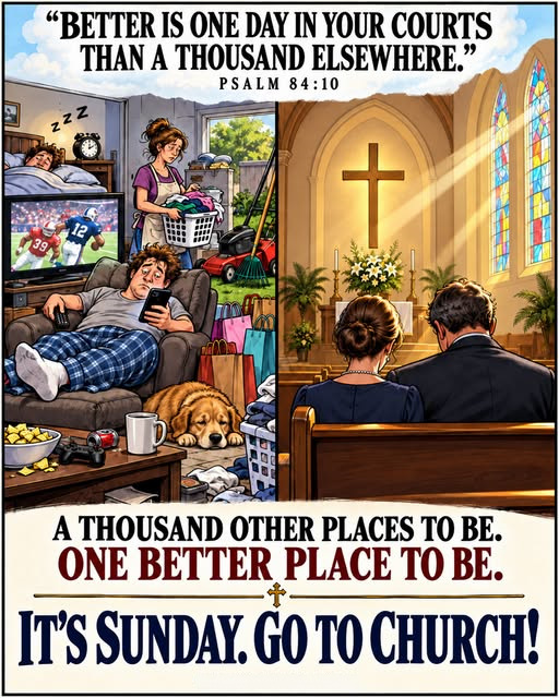 TheMeadowsBC's tweet photo. Happy Sunday! It’s easy to let the distractions of life crowd out what matters most, but there is nothing better than starting our week in God's presence surrounded by community.
A thousand other places to be—one better place to be. See you in church! 
#ItsSunday #GoToChurch https://t.co/24Vb6E0NFQ