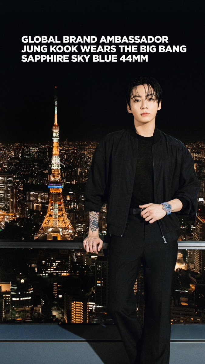 goldenfoufa's tweet photo. Jungkook doesn’t just wear Hublot watches, he makes them look MADE for him. Every watch, every outfit, every detail. 

@Hublot really hit the jackpot with Jungkook. 

HUBLOT FOR JUNGKOOK
#HUBLOTxJUNGKOOK
HUBLOT X JUNGKOOK
#HUBLOTforJUNGKOOK https://t.co/1AWs389wvd
