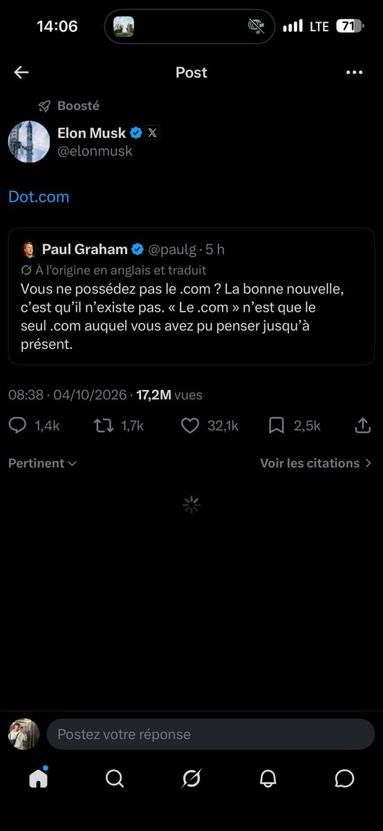 MichelCrypto33's tweet photo. @MrWhale Elon posted 👀 https://t.co/PgEQMJ17Ai