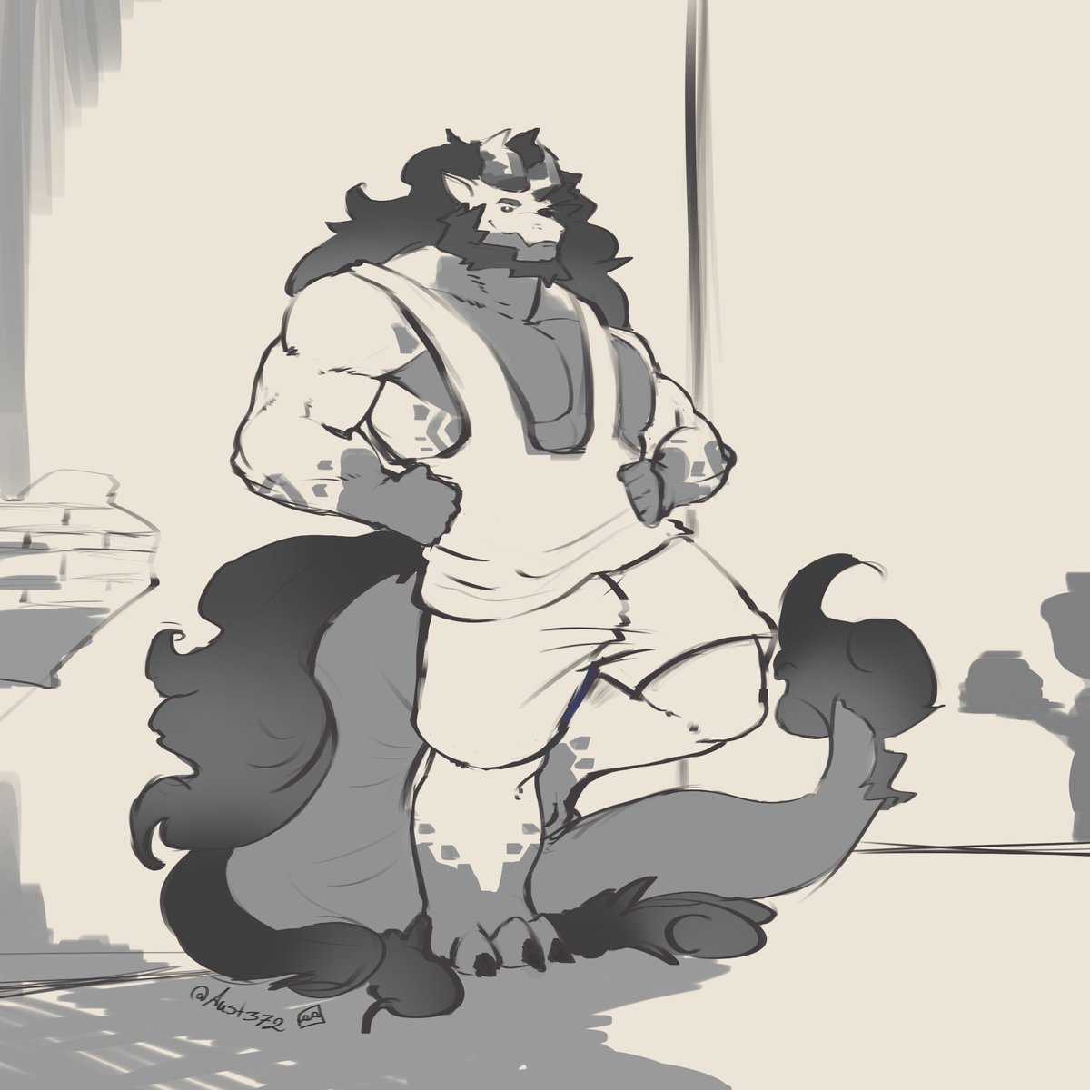 Aust372's tweet photo. ALRIGHT, second drawing done for @Grimm_Knighto 

I hope you like the result, man!! https://t.co/cJmsWHw6ss