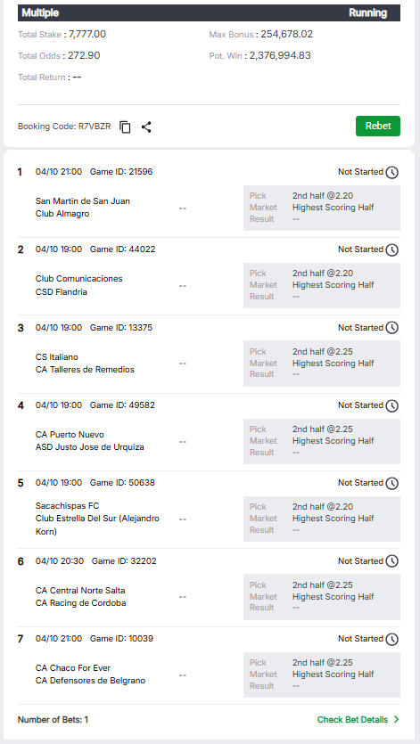 O_P_O_UK's tweet photo. Testing! Testing!! Testing!!!

Dey with me👊 

RISKY🗣(ONLY USE 1% of your betting acct bal)

Gift: 273 odds (7 games)👉 R7VBZR 
 
👉 ₦250K giveaway when it wins