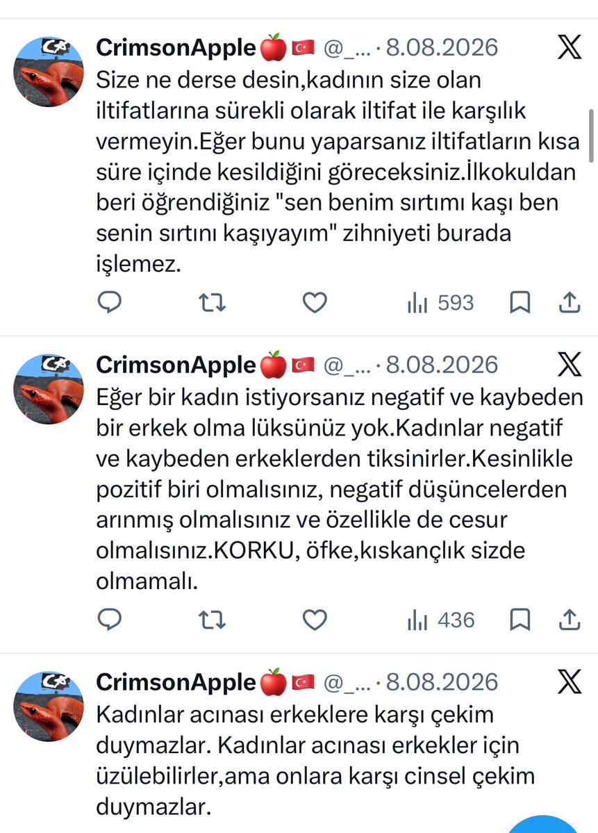 busralpaslannn's tweet photo. @_epicfairy @bosunatiklama Kadınları küçümseyerek kendine değer katmaya çalışıyorsun. Kadınları sürekli aşağılayan bir erkeğin kadınlar hakkında fikir belirtmesini değil, kendi karekteriyle ilgili eksiklerini sorgulamasını beklerim. Yaranız var demekki. https://t.co/OQKvMH4sps