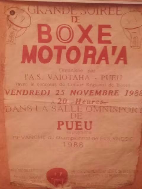 MiguelBrouard's tweet photo. Les Affiches de mes combats de boxe amateur olympique 🤙🌏 #Tahiti #Fautaua #Pirae #Pueu #Moorea #Hawaii #Hilo #Oahu #Honolulu #PaloloBoxing #PalBoxing #USA 🇺🇲 #TeamTahitiNui🇵🇫 #Motoraa #Aito #Fenua #Mana #OcéanieBoxingChampionchips1988 #AlohaAwardHiPalJrBoxingHawaii1988 https://t.co/PHkvZYJnKq