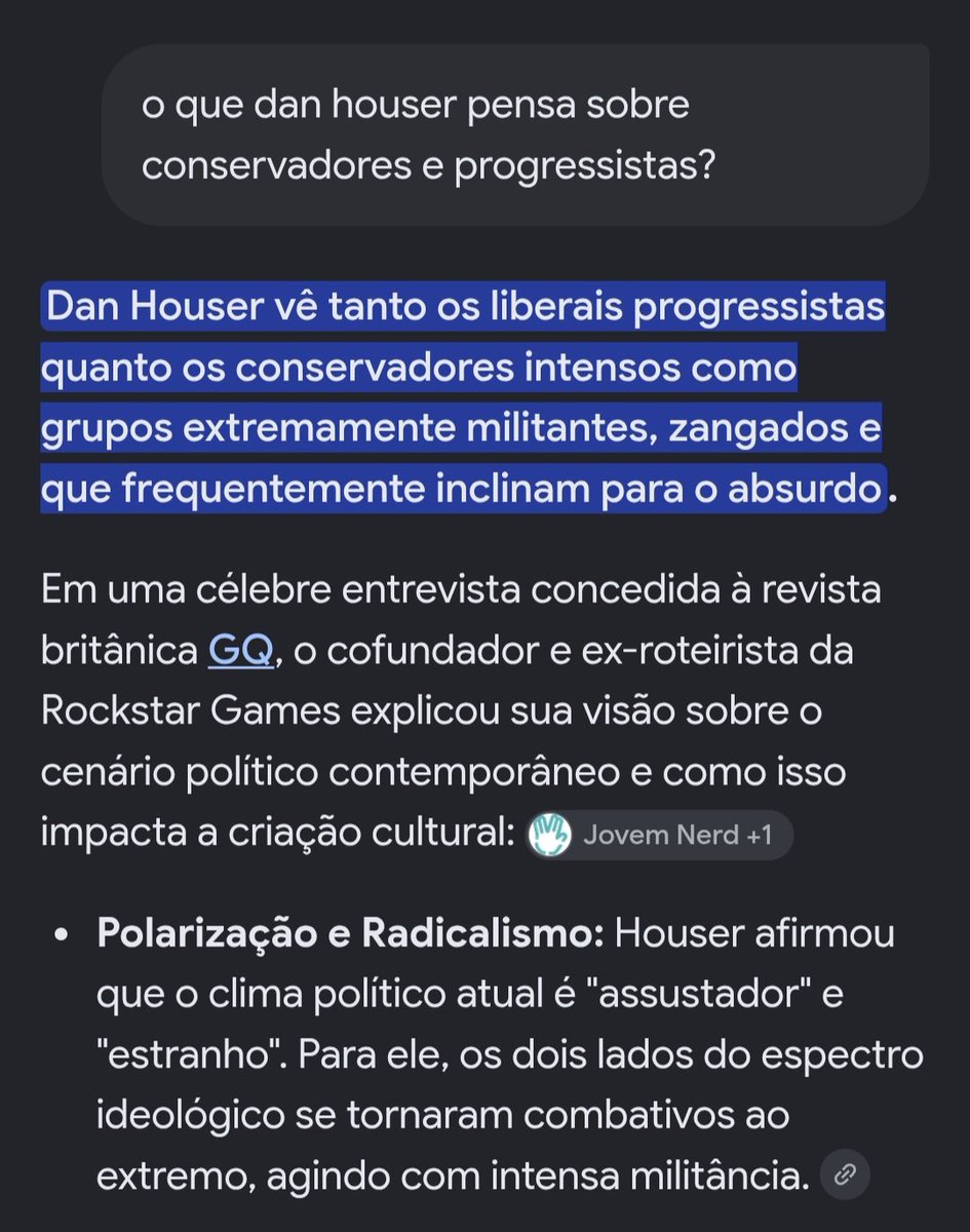 DavidNaoCareca's tweet photo. @SucumbaGames @schyeaaah Agora vamos ver o que o Dan Houser (escritor do jogo) pensa tanto sobre progressistas quanto conservadores https://t.co/H835rULEIT