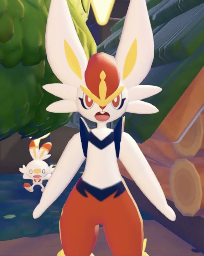 Jester_Pyro_Bun's tweet photo. Bro, Cinderace has big surprised :O

#Pokemon #PokemonPokopia #Pokopia #Cinderace https://t.co/gQrkX2bwIg