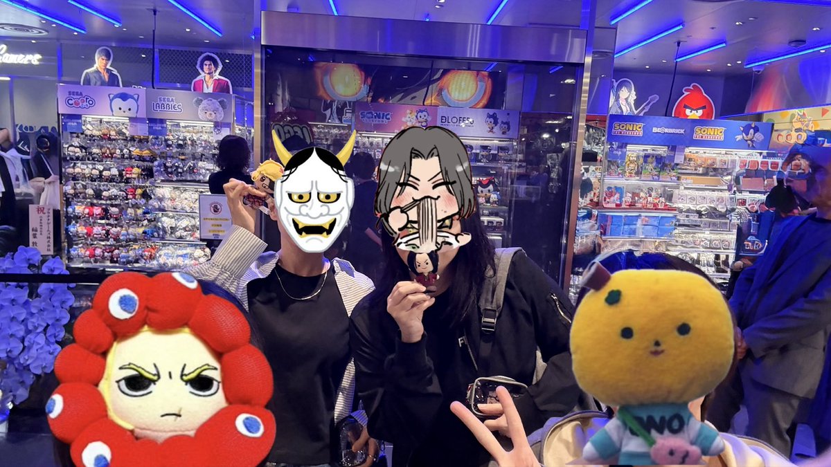 cha_hum_umum's tweet photo. セガストア大阪初日凸してきました‼️

前日まで体調悪く誰ともアポ取ってなかったけれど
行ったら誰かしら会えるじゃろ！の勢いで行きました！

めちゃめちゃ楽しい一日を🐉ｦﾀさんたちと過ごせて私はとても幸せでした❤️
画像みてほしい

🏷️付出来なかった刈り上げが素敵なあっぺさん(@_OlZ345678 ) https://t.co/da3VyjQDSt