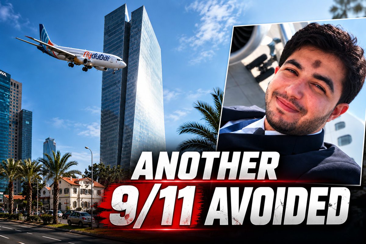RealBababanaras's tweet photo. Big revelation 

During interrogation by Israeli authorities, the terrorist pilot Mohammed Hamam Al-Hammami revealed that his primary objective was to target the Azrieli Sarona Tower in Tel Aviv, If he had failed in this, he would have crashed this plane in populated area.

Over 8000 people work in Azrieli Sarona Tower. This attack could have been even bigger than 9/11. The presence of mind of Indian pilot Captain Smit Machchhar and the passengers saved thousands of lives.

Credible Israeli sources confirmed that during interrogation, he also revealed that he wanted to attain Paradise (Jannat) by killing as many non-Muslims as possible, at any cost. He had been planning such an attack for the past eight months.

Even in custody, there is no decrease in his radicalization. He is shouting at the interrogating officers that you all are infidels and you all will burn in the fire of hell. In this world, there will be only Muslims, and the followers of all other religions will be reduced to dust.