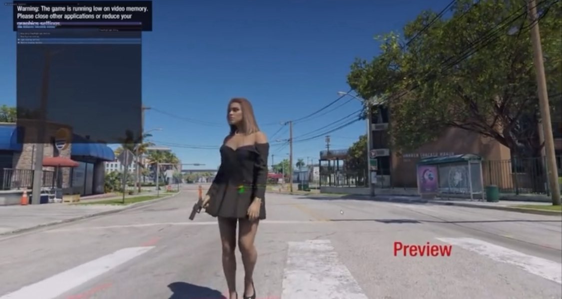 gta6side's tweet photo. Female character gun animations in GTA6. This one feels at home consistent with GTA5 vibes. #gta6 #gta #gtavi #gta6leak https://t.co/HlKH8hrDpa