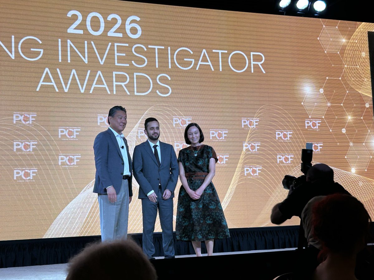 NimaSharifiMD's tweet photo. Big congratulations to @BitarafMasoudMD on being awarded a @PCFnews Young Investigator Award at #PCF2026! So well deserved! @dsui_miami_uro @SylvesterCancer @umiamimedicine @urotoday https://t.co/p9sBXnkQ0d