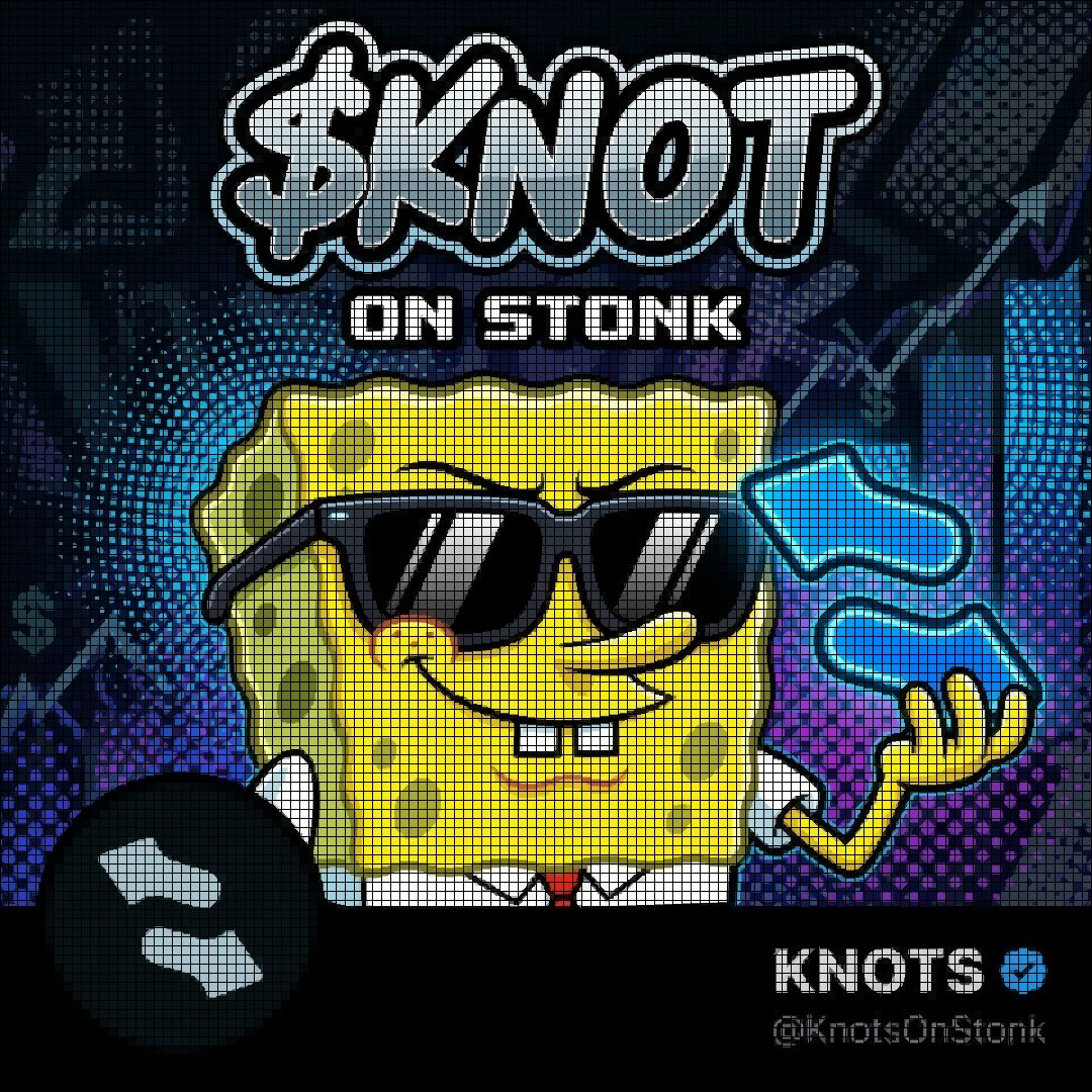 sinister1790's tweet photo. After 18hrs of non stop precise crafting I finally finished my entry, No AI. I did 14,440 blocks, Yes 14,000 manually crafted. This is my biggest block art ever 😭🔥

I poured in so much efforts to create this for the $KNOT contest I sincerely hope you guys love it. @KnotsOnStonk https://t.co/ndLL5rwYCb