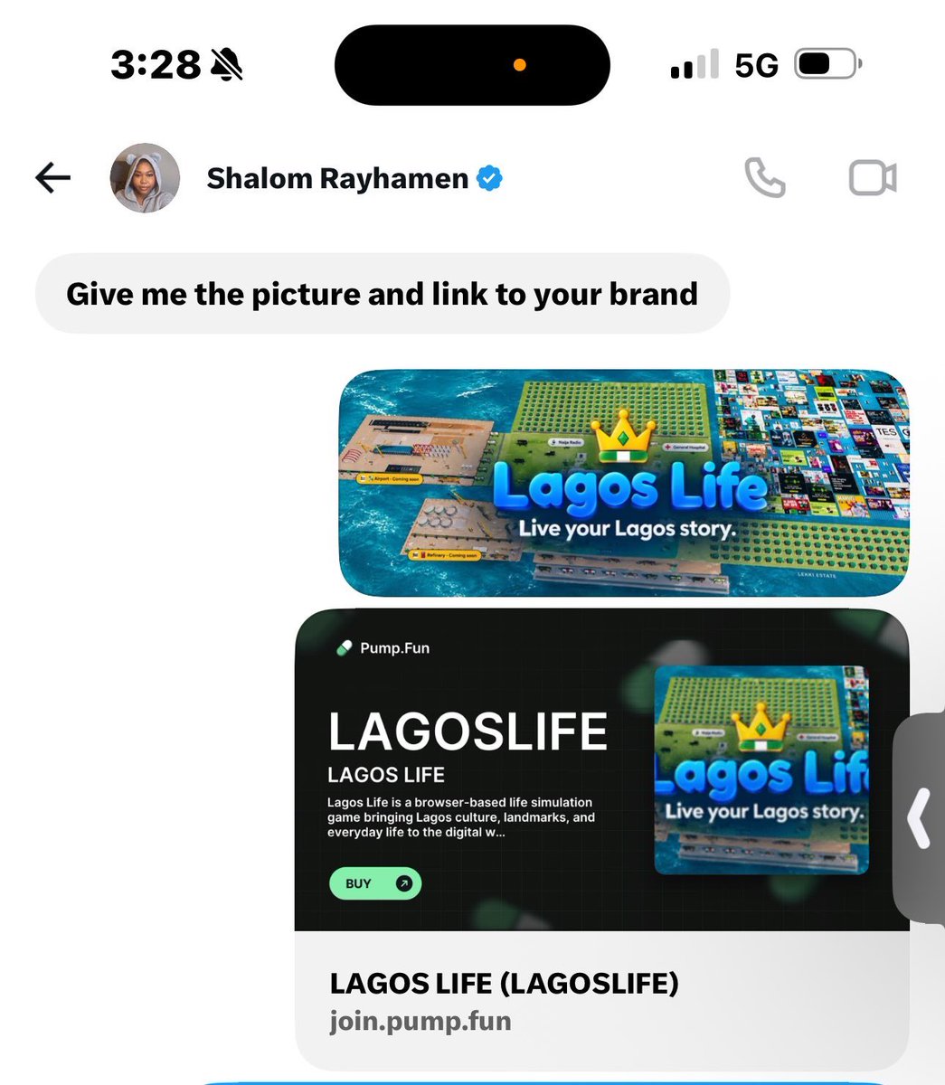 runnadev's tweet photo. In contact with the creator of Lagoslife, shipping out more updates soon on $LAGOSLIFE.

ca-
EMZGhHQWyu3GF1NnJSVdKzMVGYmtceiH8QZqFw3Gpump https://t.co/mXl2jn1oa3