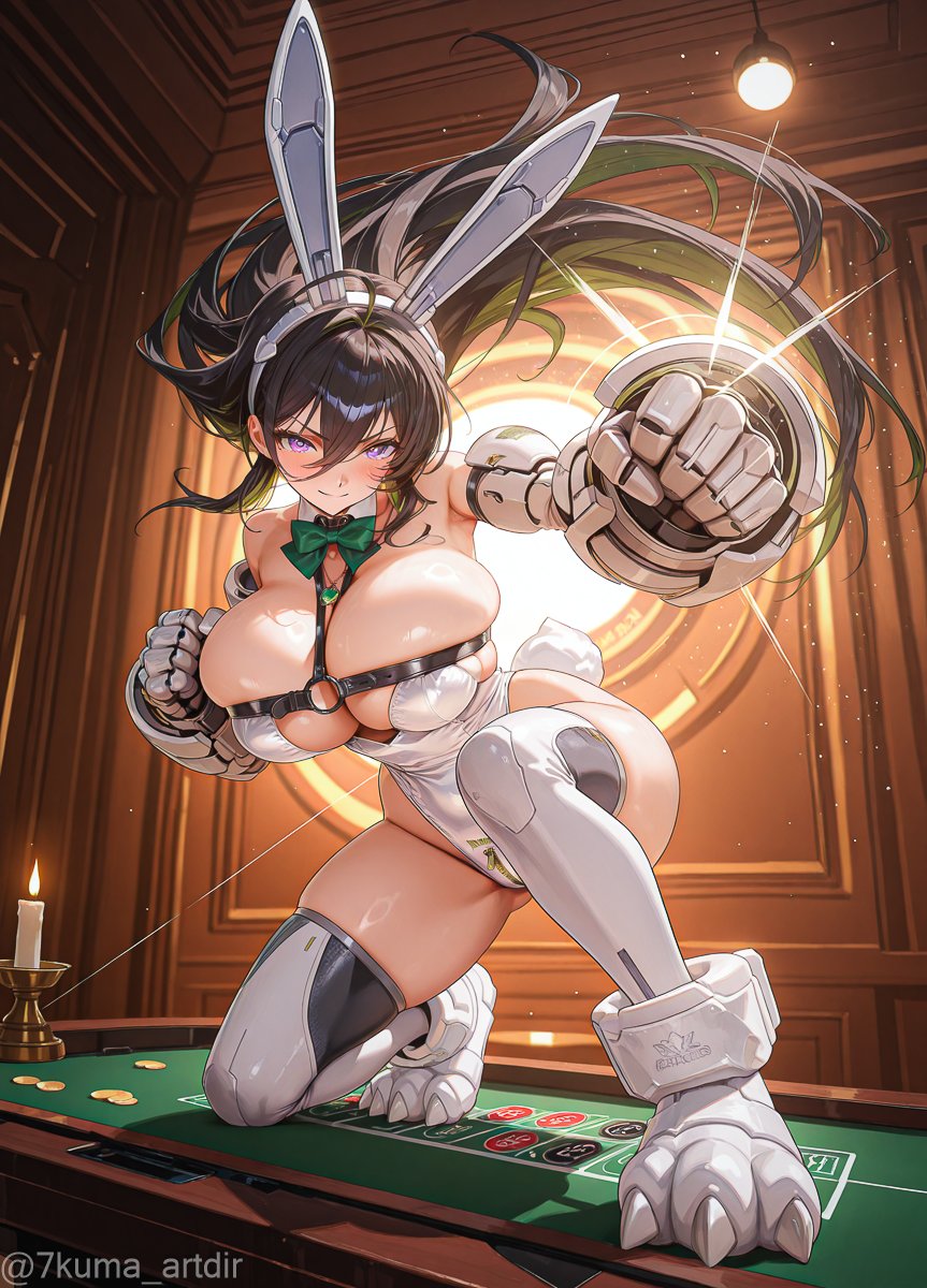 7kuma_artdir's tweet photo. 「バニースーツ…エンゲージモード…」
※ファンアート
#NIKKE #ギルティマイティバニー https://t.co/Xt683DjFRi