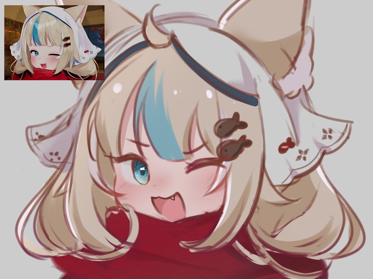 iamurnae's tweet photo. lethal wink #sabart https://t.co/x2xoq38b9i